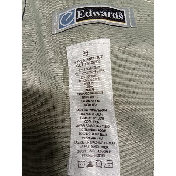 Edwards Poly Cotton Woven Men'S Navy Shorts (Size 36) Nwt - Picture 6 of 12